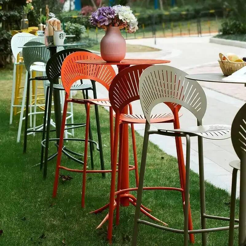 Outdoor Furniture Yellow - Nuovi sgabelli da bar industriali gialli