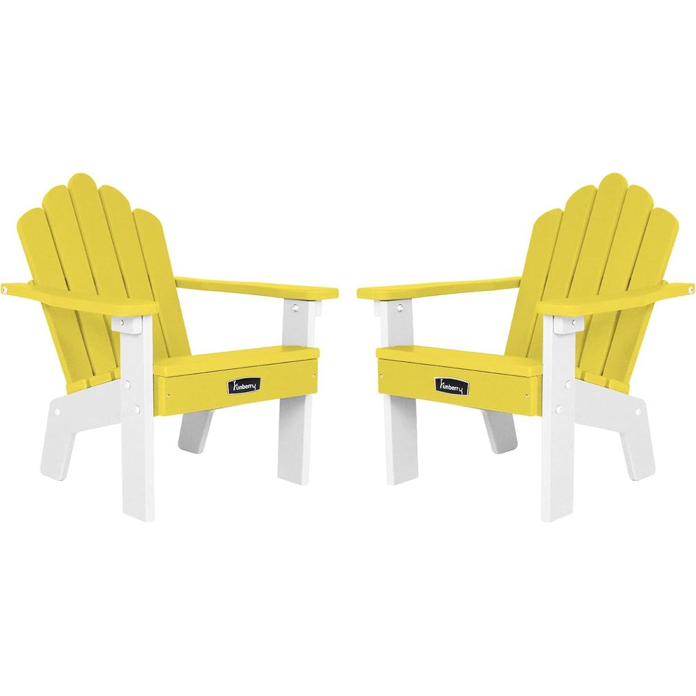 Adirondack Chair Wood - Set di 2 sedie Adirondack per