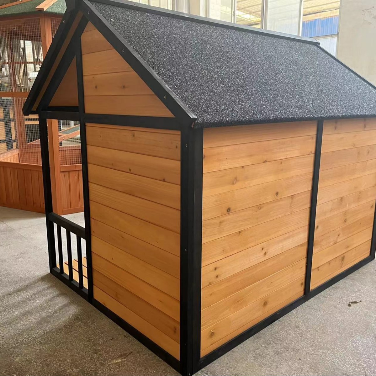 Outdoor Furniture Yellow - Mobili per animali domestici in legno