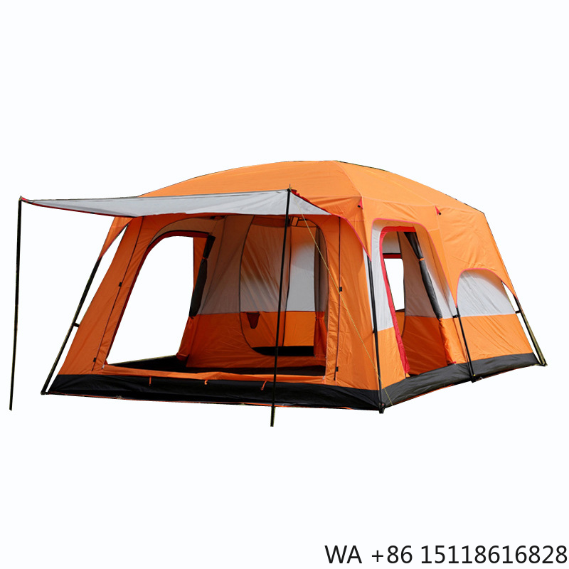 Outdoor Furniture Waterproof - Tenda da Campeggio con Due Camere