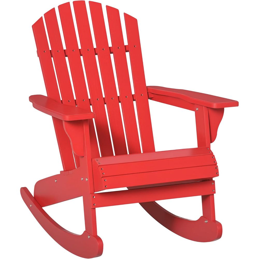 Adirondack Chair Wood - Sedia a dondolo Adirondack in legno