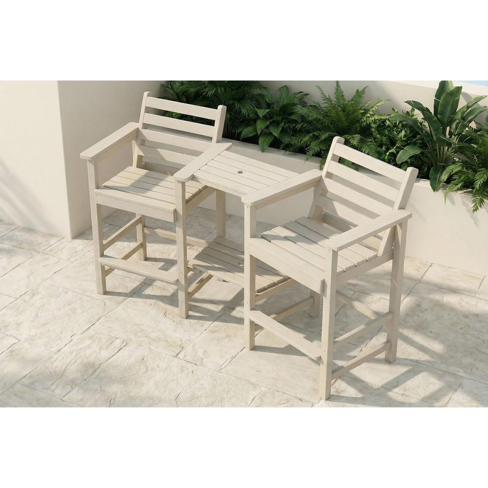 Adirondack Chair Wood - Set di sedie da bar in