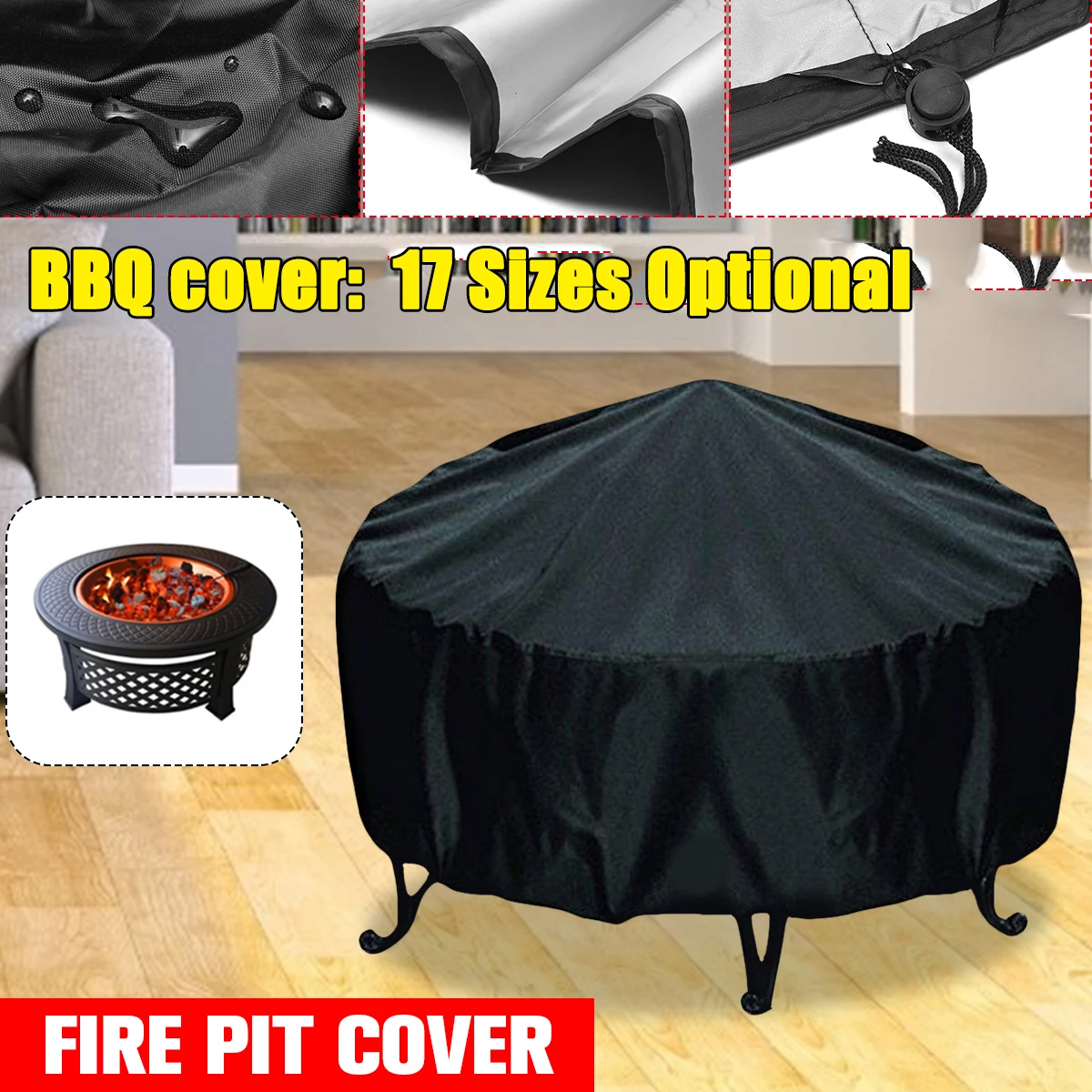 Outdoor Furniture And Fire Pit - Copertura impermeabile per braciere da patio