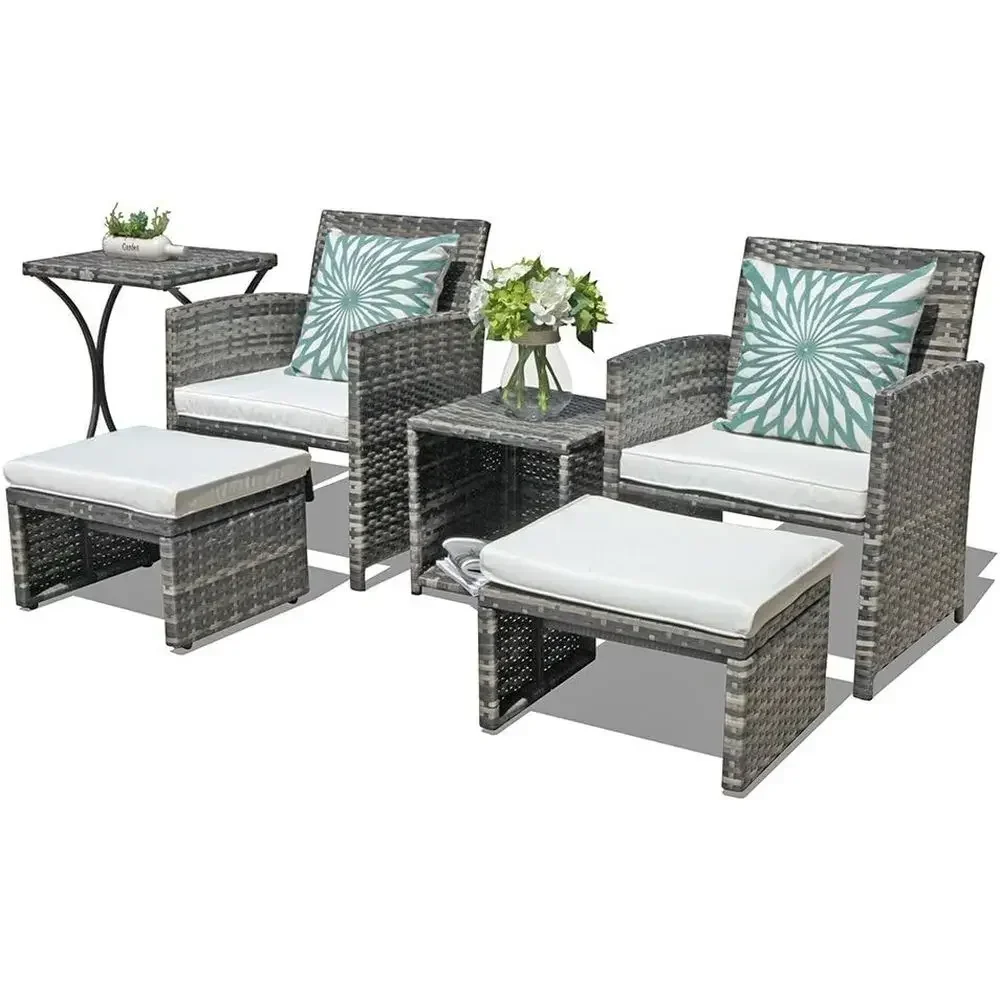 Set di mobili da giardino in v - Outdoor Furniture Grey recensione e prezzo