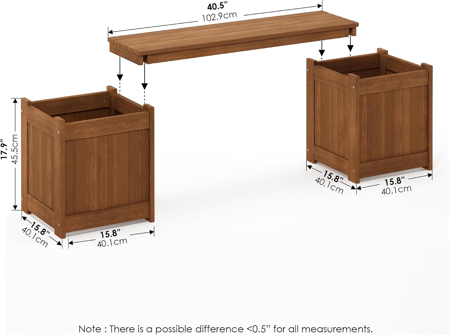 Fioriera in Legno per Interni  - Outdoor Furniture Oil Teak recensione e prezzo
