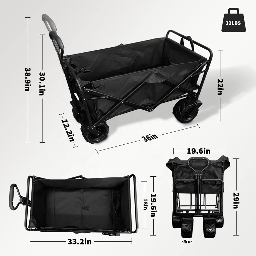 Nuovo Carrello Pieghevole Port - Outdoor Furniture Heavy Duty recensione e prezzo