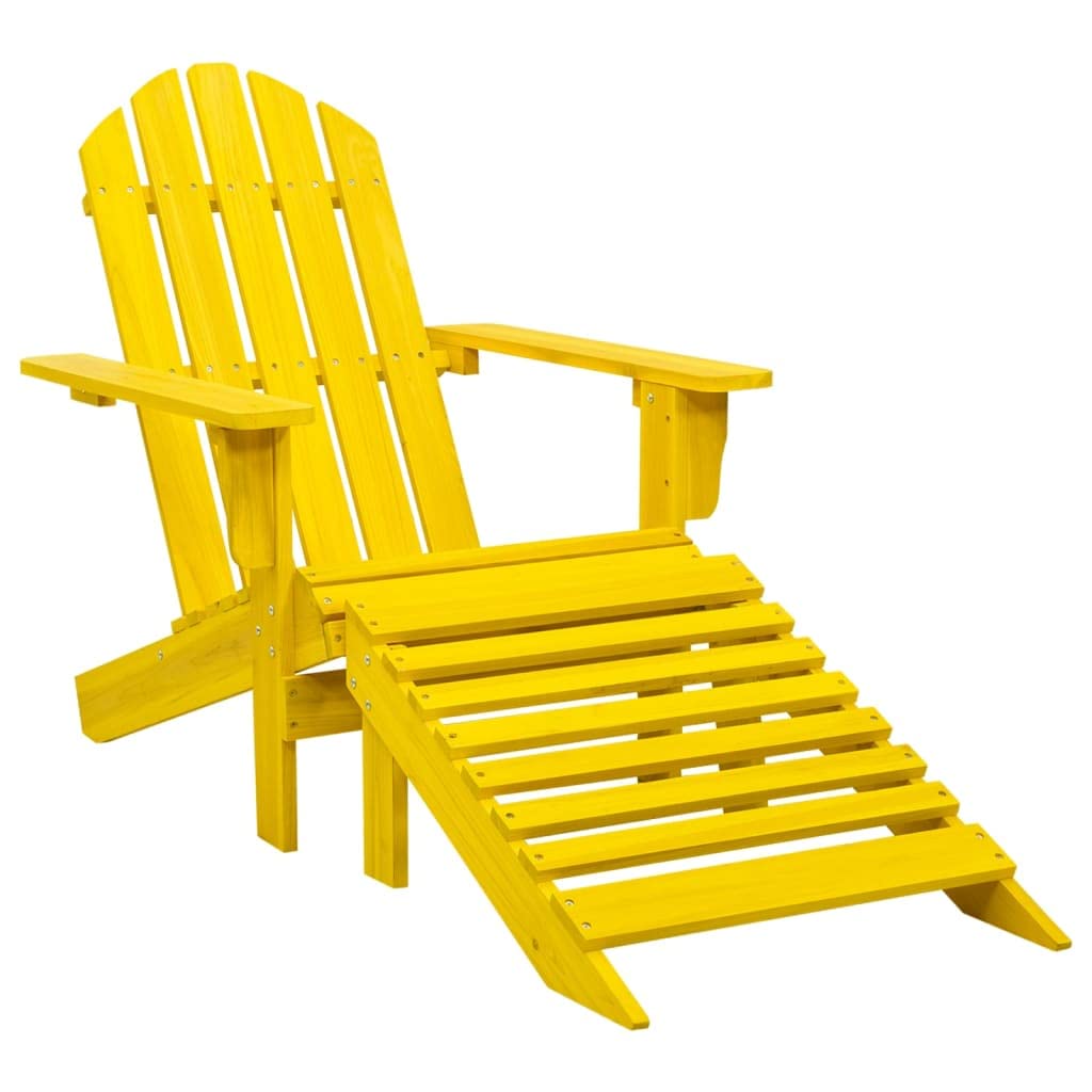 # Sedia Adirondack in Legno di - Outdoor Furniture Yellow recensione e prezzo