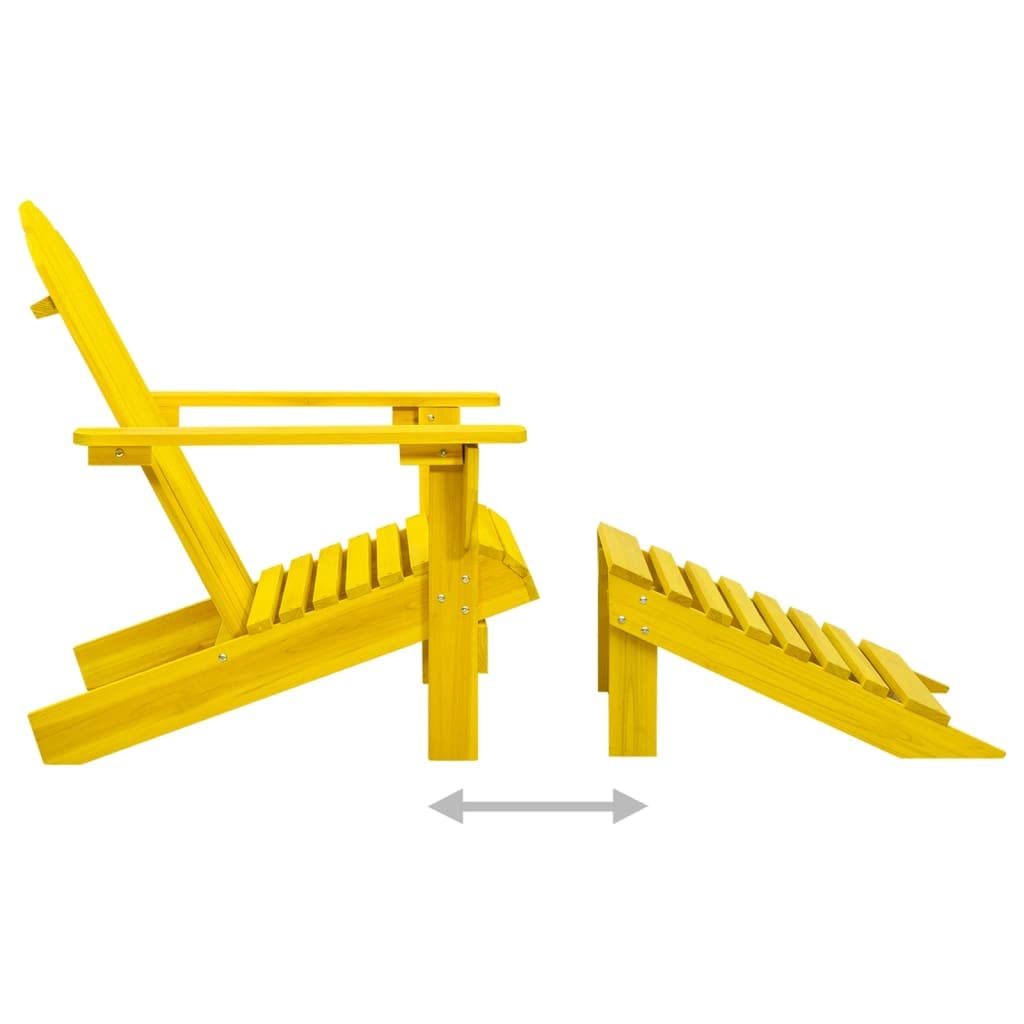 # Sedia Adirondack in Legno di - Outdoor Furniture Yellow recensione e prezzo