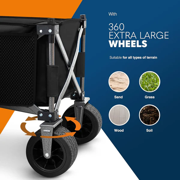 Carrello da Campeggio Pieghevo - Outdoor Furniture Heavy Duty recensione e prezzo