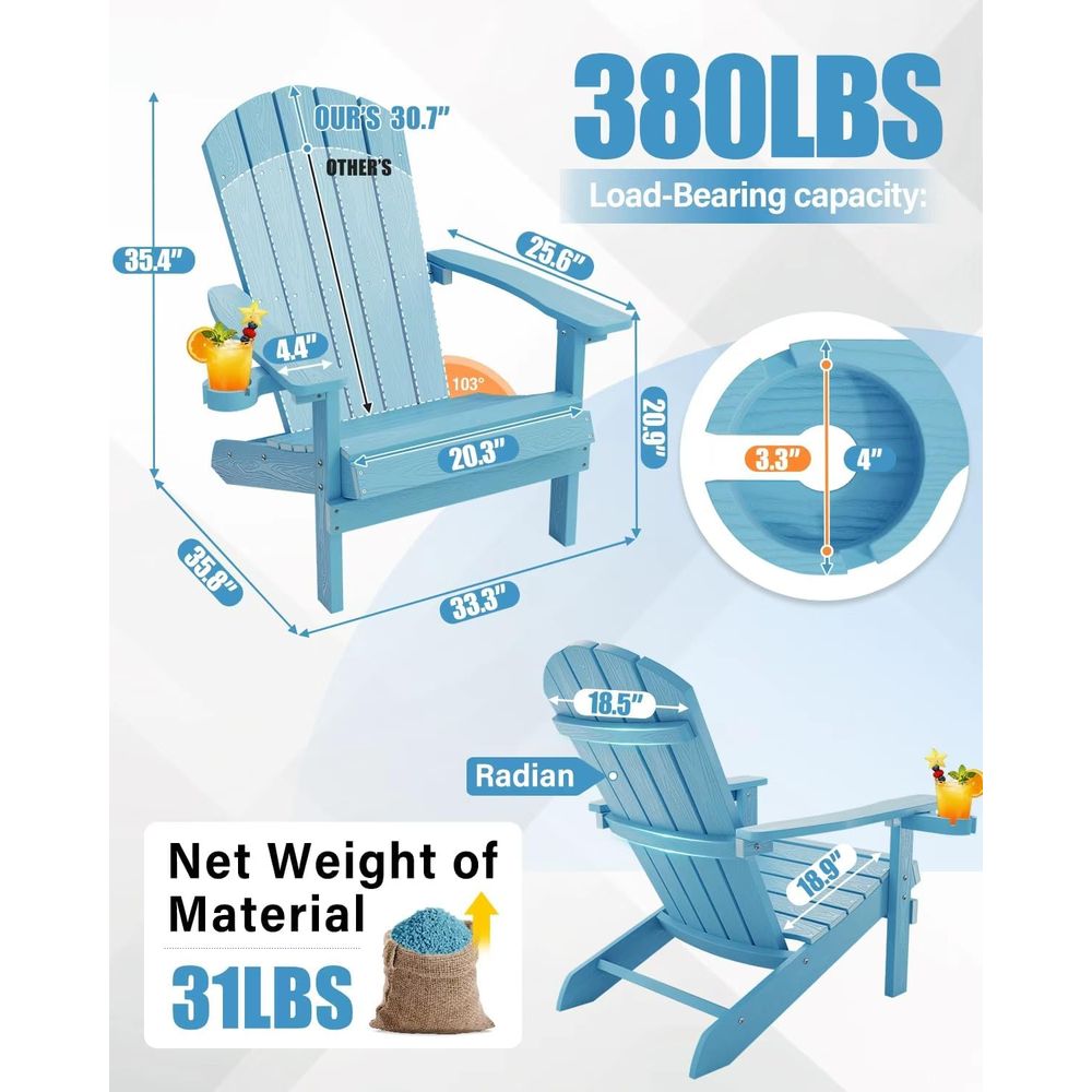 Sedia Adirondack con portabicc - Adirondack Chair Wood recensione e prezzo