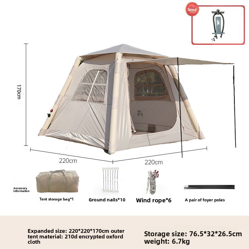 5 ㎡   Tenda da Campeggio di Lu - Outdoor Furniture Waterproof recensione e prezzo