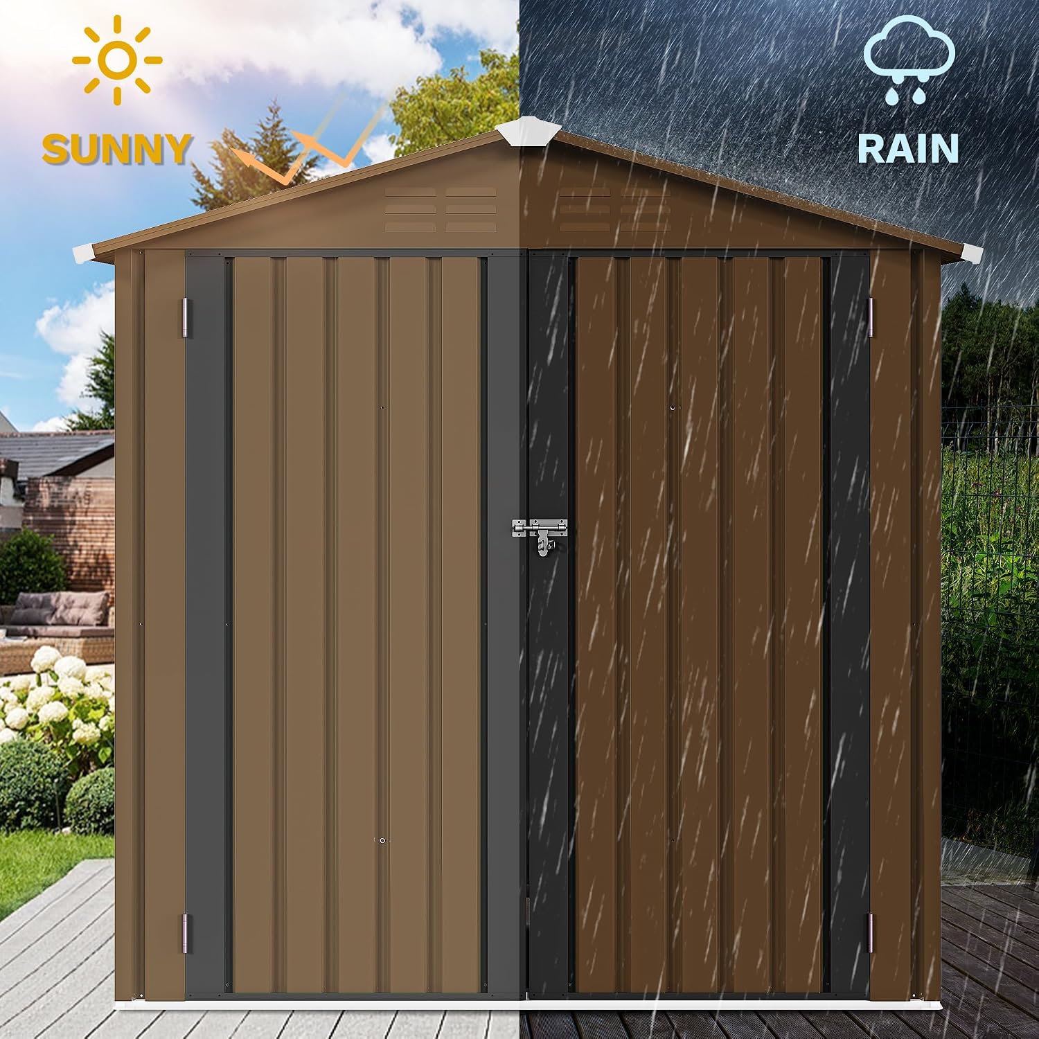 Casetta da Giardino in Metallo - Outdoor Furniture Heavy Duty recensione e prezzo