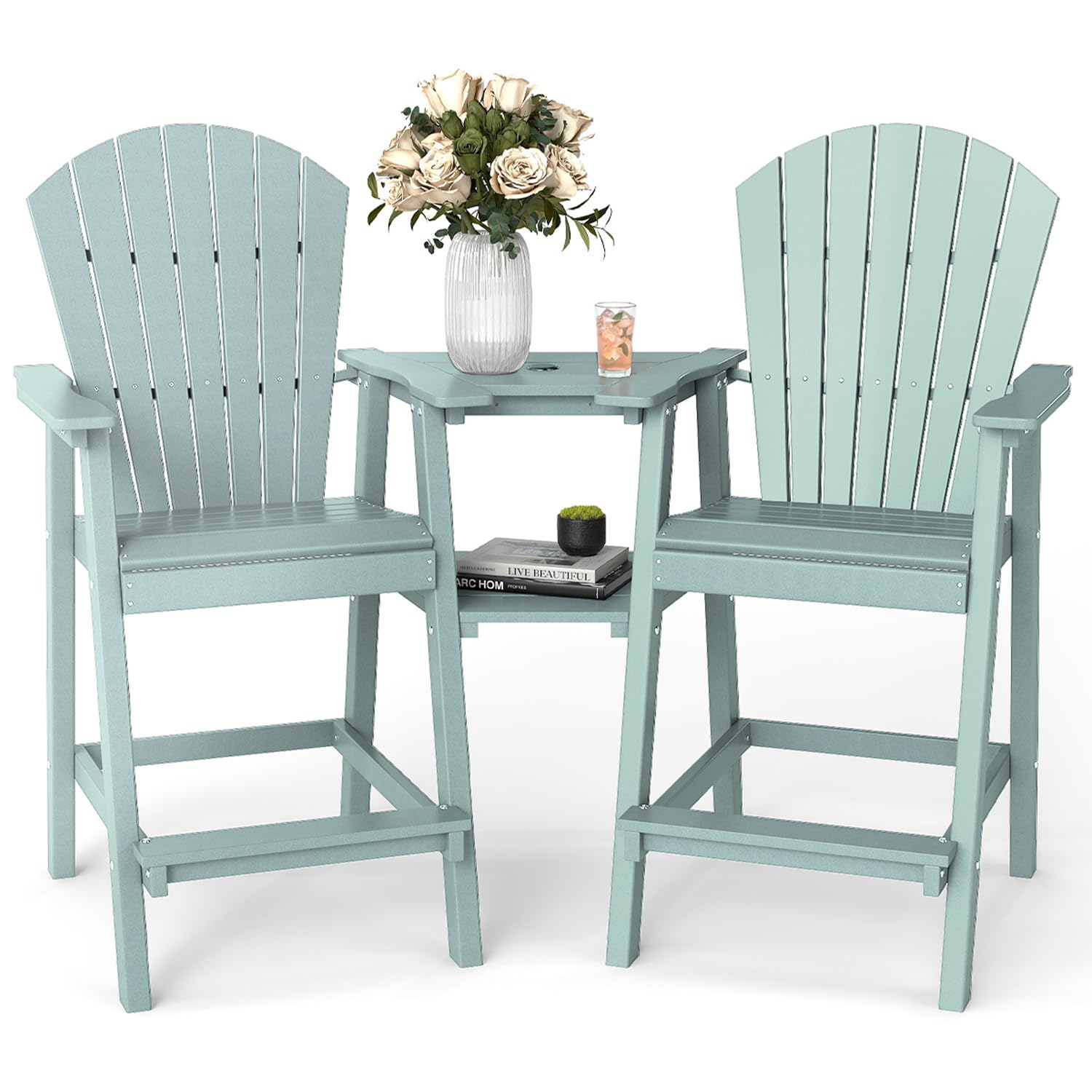 Set di 2 Sedie Adirondack Alte - Adirondack Chair Wood recensione e prezzo