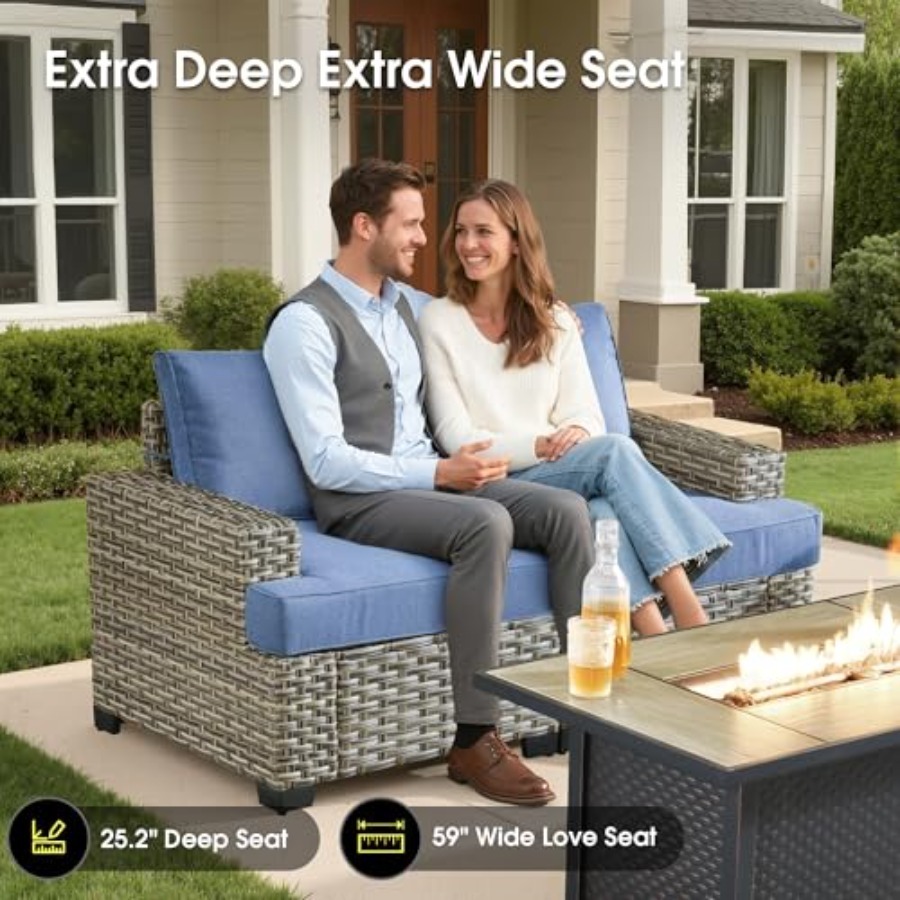 Set di Mobili da Esterno Compo - Outdoor Furniture And Fire Pit recensione e prezzo