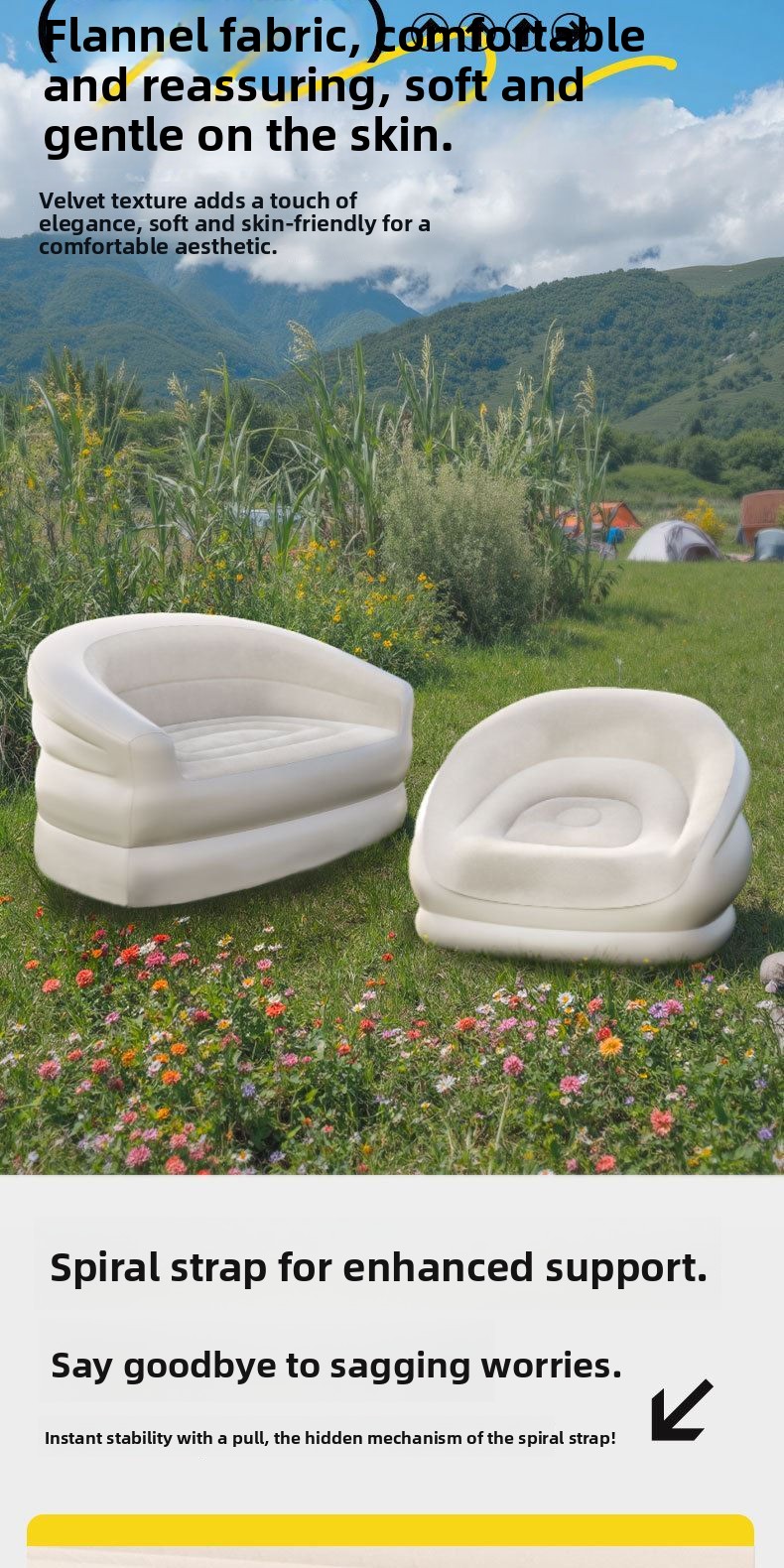 Divano Gonfiabile Portatile pe - Outdoor Furniture Designer recensione e prezzo