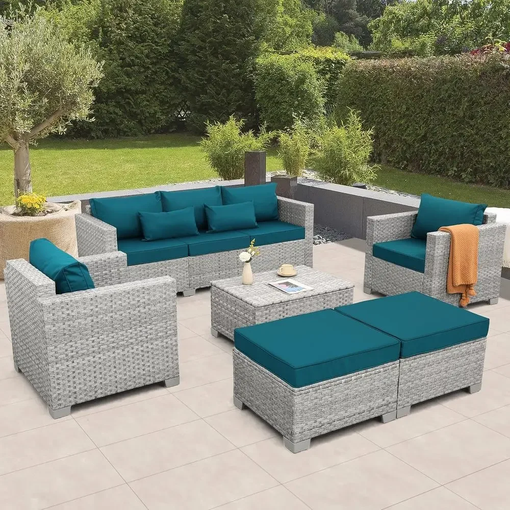 Set di mobili da giardino in v - Outdoor Furniture Grey recensione e prezzo