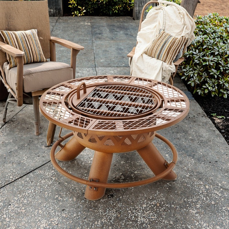 Set Barbecue e Braciere Modern - Outdoor Furniture And Fire Pit recensione e prezzo