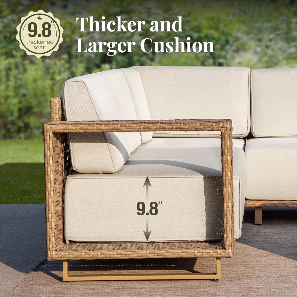 Set di Mobili da Giardino in 6 - Outdoor Furniture Yellow recensione e prezzo