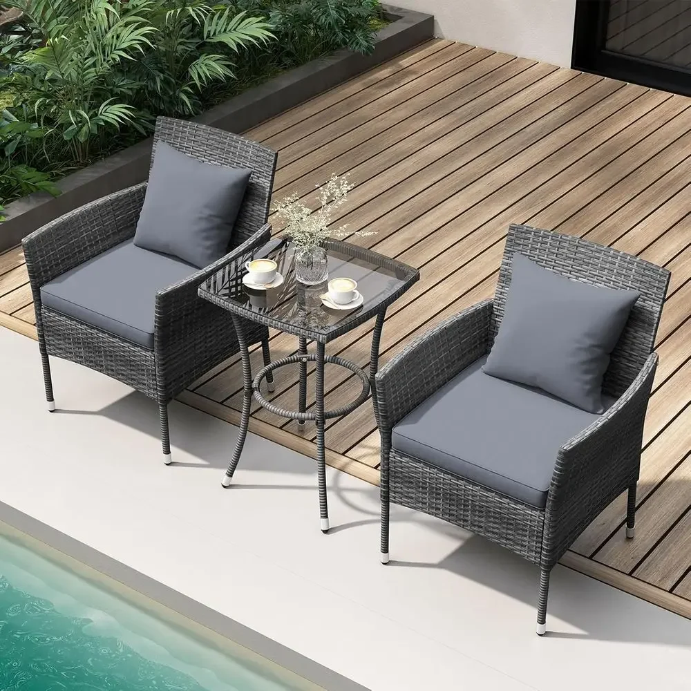 Set di mobili da giardino grig - Outdoor Furniture Grey recensione e prezzo