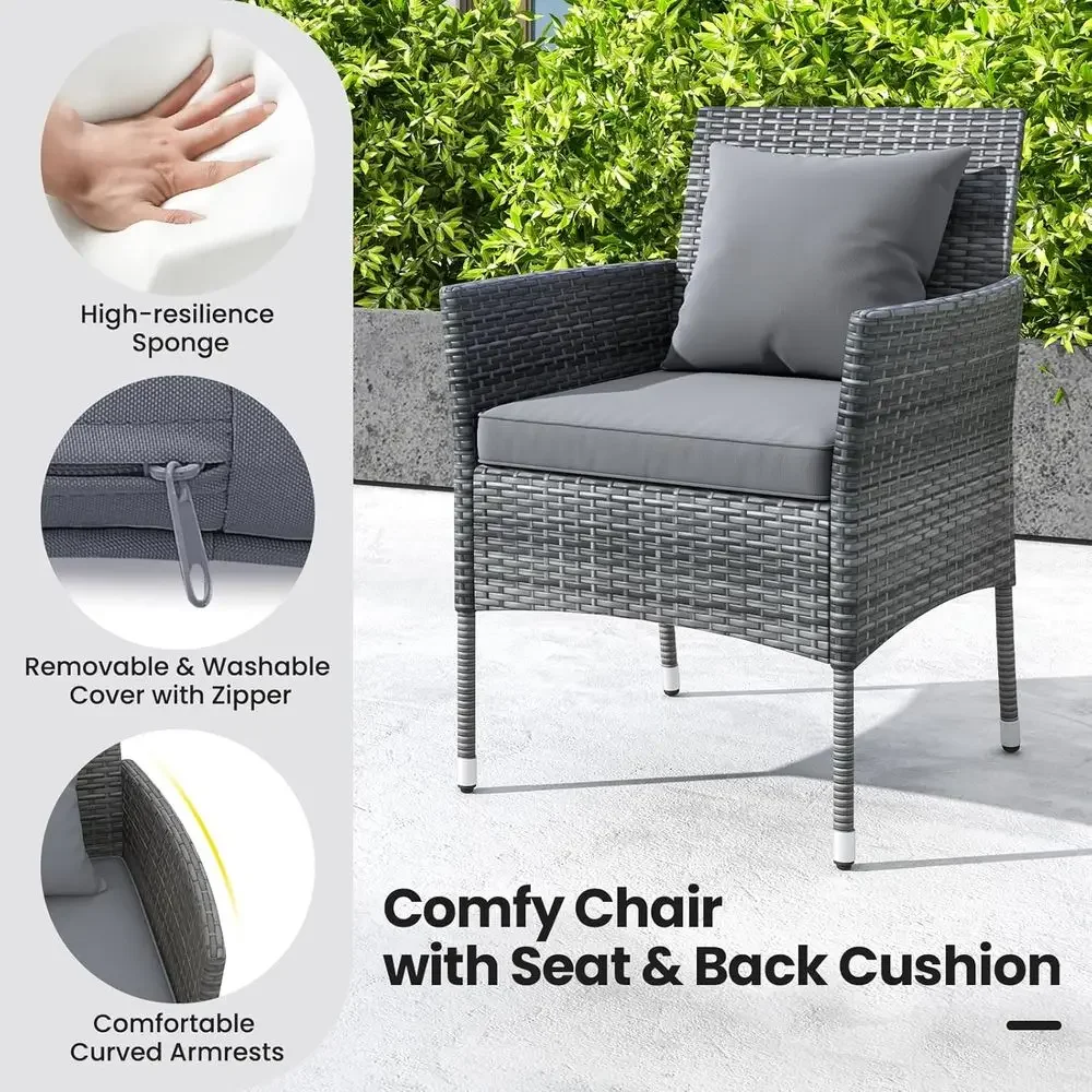 Set di mobili da giardino grig - Outdoor Furniture Grey recensione e prezzo