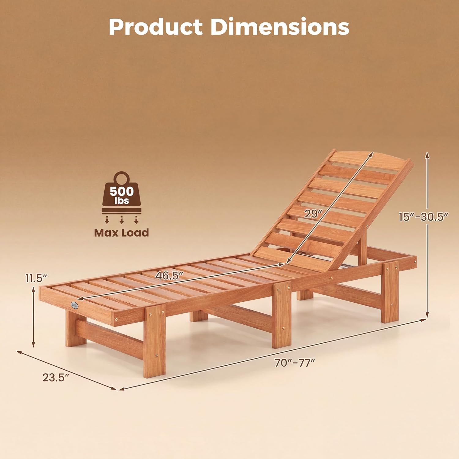 Chaise Longue in Legno Massell - Outdoor Furniture Oil Teak recensione e prezzo