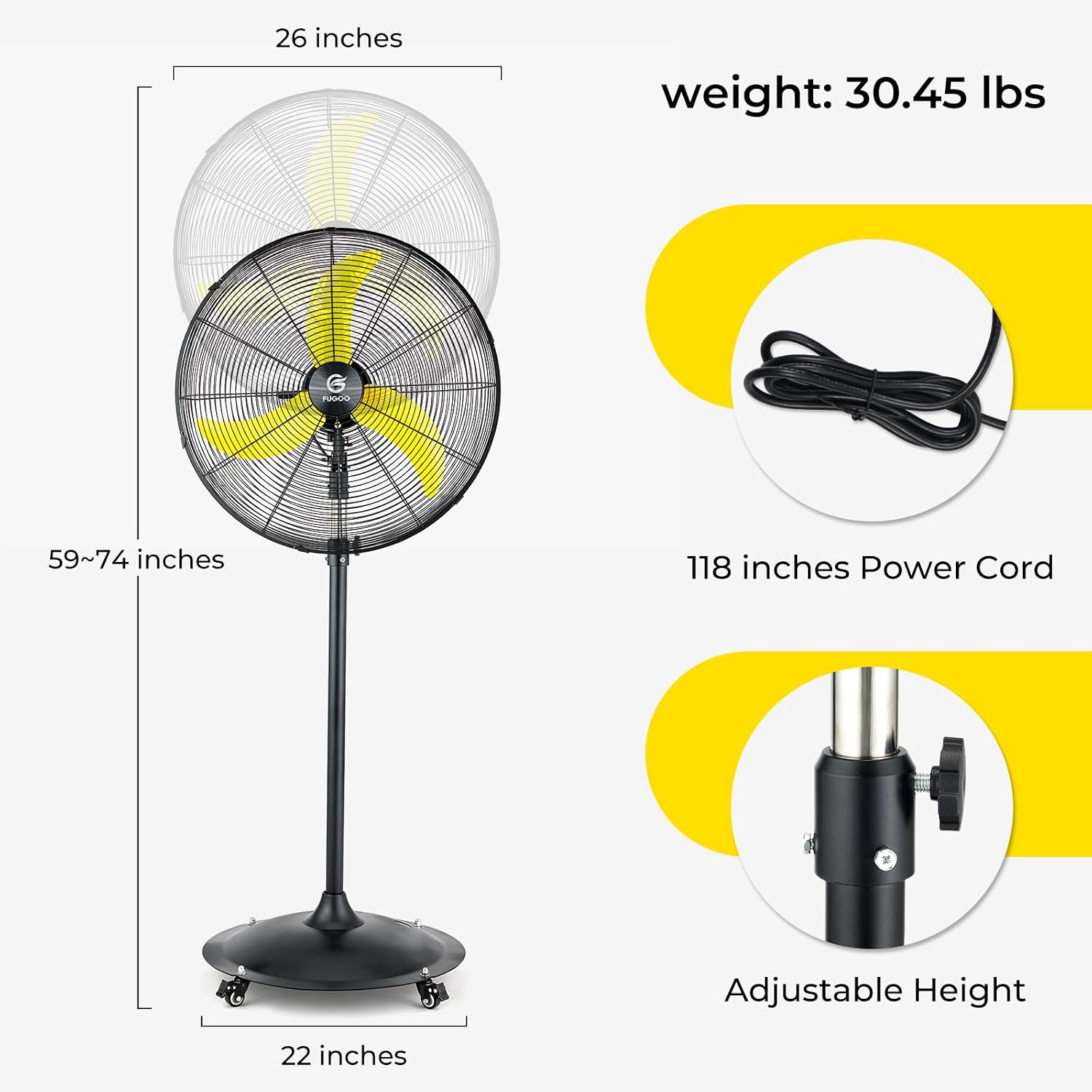 Ventilatore a piantana oscilla - Outdoor Furniture Waterproof recensione e prezzo