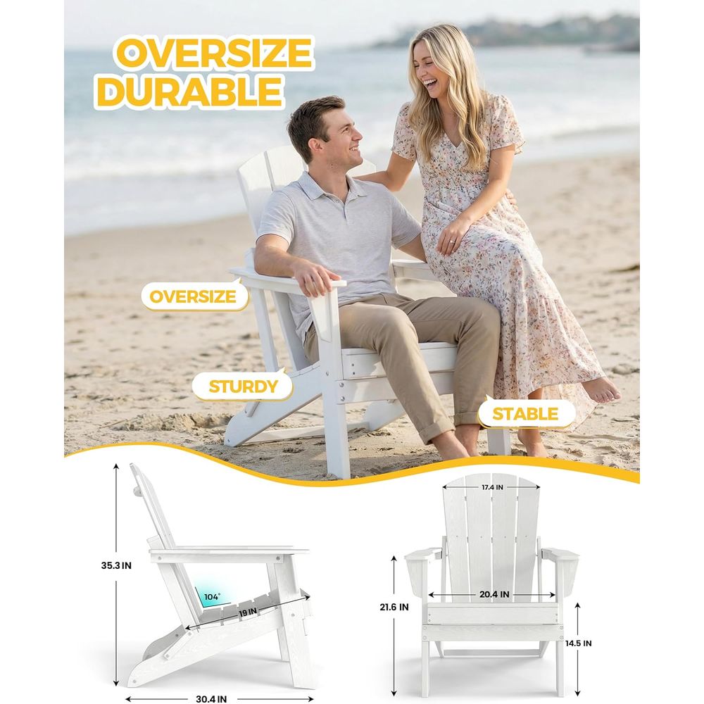 Set di 4 Sedie Adirondack Port - Adirondack Chair Wood recensione e prezzo