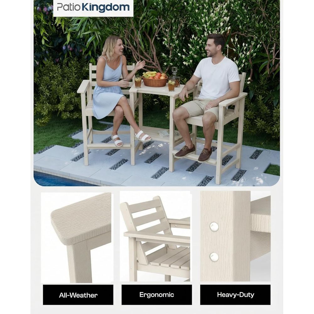 Set di sedie da bar in stile A - Adirondack Chair Wood recensione e prezzo
