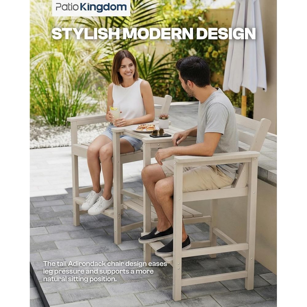 Set di sedie da bar in stile A - Adirondack Chair Wood recensione e prezzo