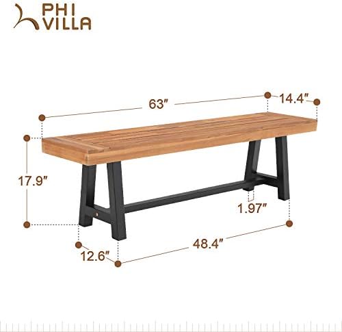 Panca da Esterno in Legno di A - Outdoor Furniture Oil Teak recensione e prezzo