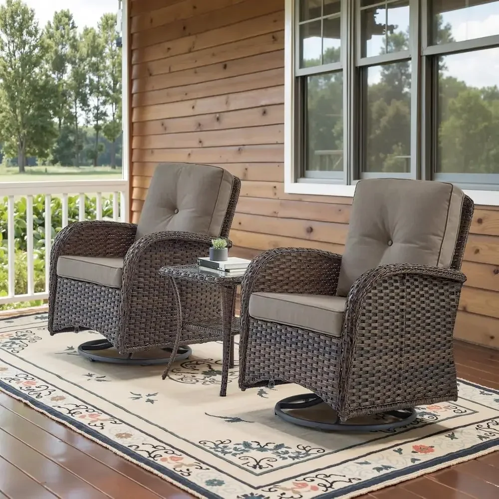 Set di 2 Sedie a Dondolo Girev - Outdoor Furniture Grey recensione e prezzo